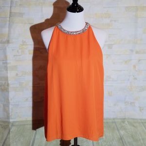 Jennifer Lopez High Neck Tank Blouse